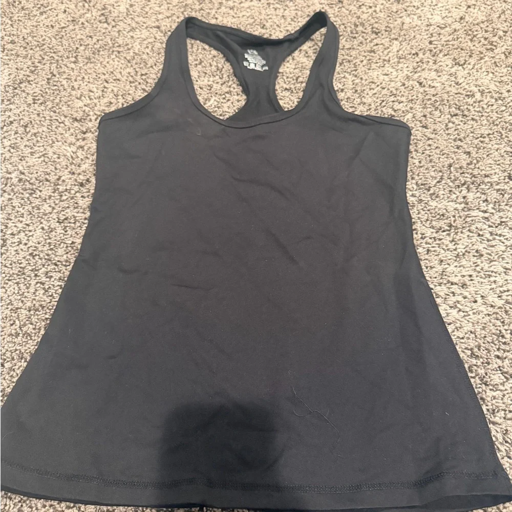 BuffBunny razorback Black Tank Top - Picture 1 of 4